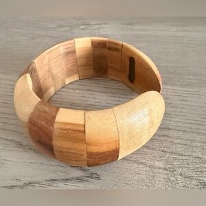 Handmade Wooden Bangle Bracelet